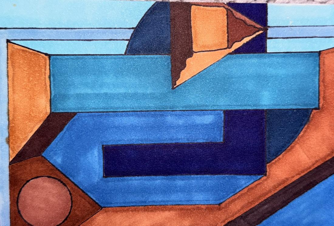 Blue and Copper